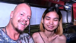 Tiny Thai teen girl picked up in Pattaya