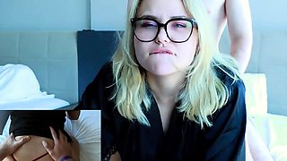 Blonde Teen Loves Sucking Big Cock For A Messy Facial