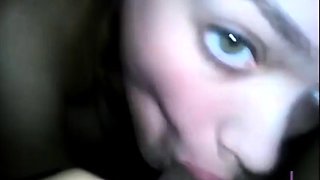 Big-Breasted Brunette College Girl's Homemade POV Video