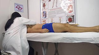 Hot Brazilian nurse gives patient a hard erection with her tight pussy