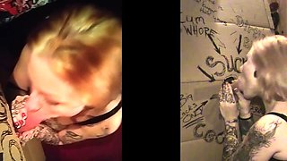 Glory hole blowjob amateur passionate bj