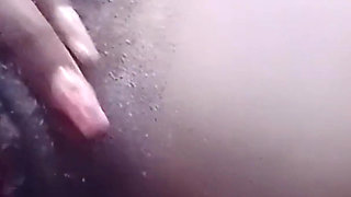 Flashing My Tits Fingering My Hairy Pussy Outdoors