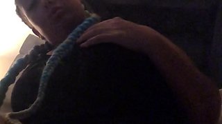 Cumshot amateur MILF suck and jerks dude in the bedroom
