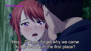 ''The Yukata is going to get Dirty'' First Public Sex in the Forest - HQ Hentai Sex, ENG Sub