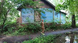 Miss4motivated - Nude Girl And Old House And Dirty Road