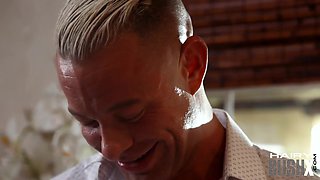 UNSHAVED PANTIES - Puny unshaved honey intensively railing and throating fuckpole