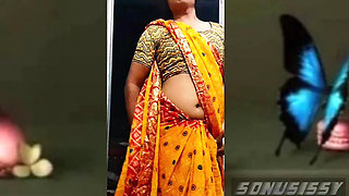Hot sexy cd bottom sonusissy in saree navel