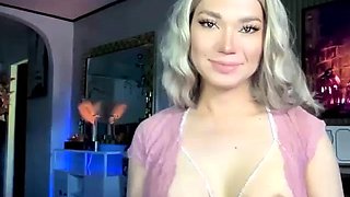 Blonde MILF with Big Boobs Playing Cam Free Porn