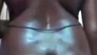 Cuck Loses Bet, Stranger Oils & Massages My Big Black Ass Before Ravaging Me! - Hotwifeplayx