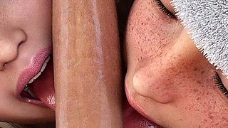 Horny Stepsister Shares My Big Dick with Her Best Friend - 3D Hentai Animated Porn - Milfy City