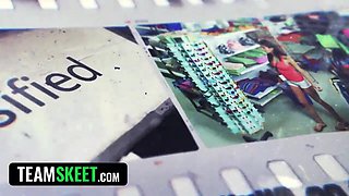 Shop-lifting Bitch Gets More Than She Bargained For