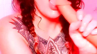 Great Big Boobs On Masturbating Redhead