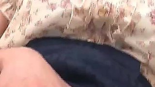 Masturbation Through Pants with Panties Made of a Particular Material and Thinness