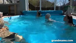 Granny Pool Orgy