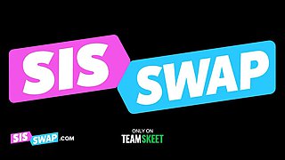 Halloween group sex with Leana Lovings and Serena Santos and their horny stepbros