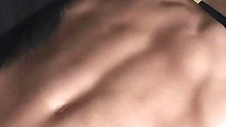 The Delivery Girl Can't Resist and Massages My Abs????