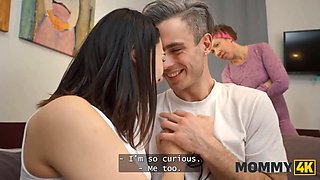 Mommy4k. her mommy's going kinky about sex