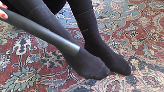 Your Owner - Black Socks Need to Be Cared for! Vacuum Cleaner and Refreshment! POV, JOI, Lady Victoria Valente