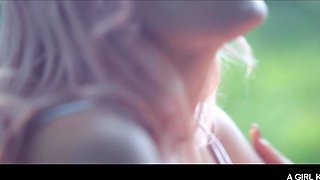 Angel Wicky's Outdoor Romance Blossoms in Sensual Euro Delight