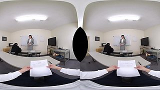 Horny asian hussy emotional VR movie