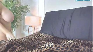 Blonde tight pussy babe solo toy fun in glamour masturbation