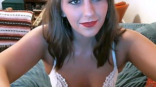 Curly Blonde Teen Records Solo Dildo Masturbation More at