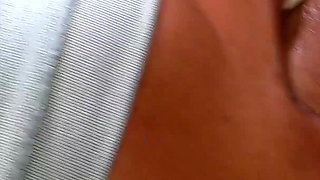 Ebony Amateur Swallow Cum From Whit Cock