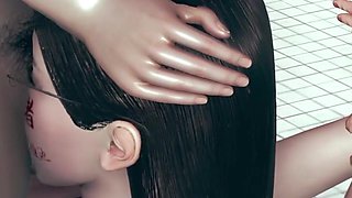 Bathroom Slut Facefucked