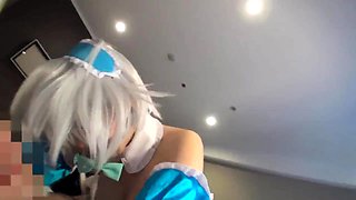 Japanese teen Arisa Takada cums with toys