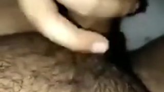 Desi daughter shook her fathers dick and took out the semen