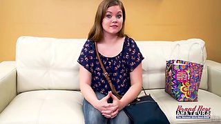 Horny Brunette Cutie Lauren Gets Her Twat And Tight Ass Deeply Banged!