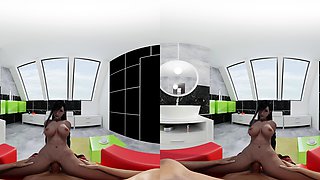 Two 3d cartoon cuties are ready for their bath