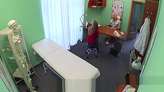 Lesbian nurse fuck her patient