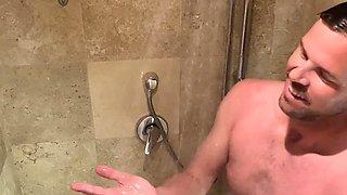 We Had to Fuck in the Shower Again. I Begged Him to Cum on My Face and Then Tried Something New at the End That I Had to Clip