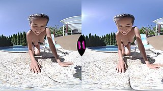Paula Shy Masturbating By The Pool - PS-Porn