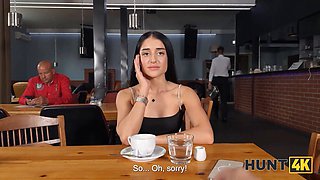 Ara Mix gets wild with a stranger and gets drilled hard in the toilet
