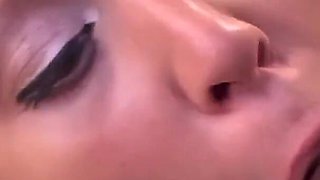 Euro Babe Bibi Fox Slurps and Sucks Big Black Cock