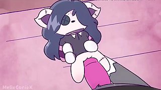 Furry Cartoon 'Stuffed': Pretty Kitty-girl Cums & Gets Creampied When a Cat-guy Fucks Her Voodoo Doll