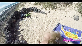 Heat up Your Screen: Sexydea's Beach Doggystyle POV Will Leave You Wanting More