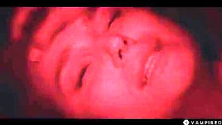 Horny Vampire Lesbian Sex - Busty Latina and Redhead in Intense Gothic Titsucking