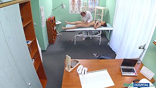 Wonderful foreign exchange college girl fucked by a highly luck doctor - faux health center