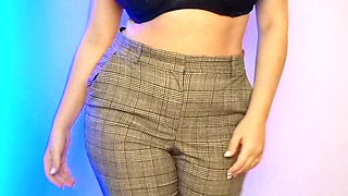 You Fantasize About Your Sexy Co-worker Undressing and Bending Over, Exposing Her Perfect Curves