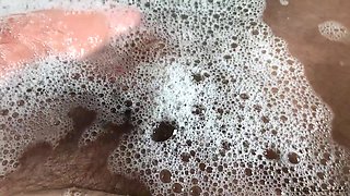 Sensual Asmr Full Bush and Clit Worship in Bubble Bath Brooke Casey