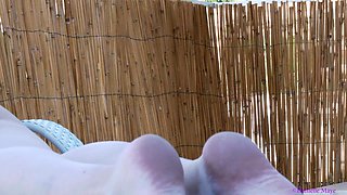Foot Perving by the Pool
