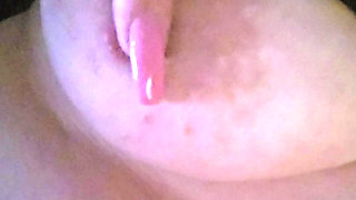 Playing with my breasts