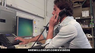 Shewillcheat - big boobed cougar boss fucks fresh worker