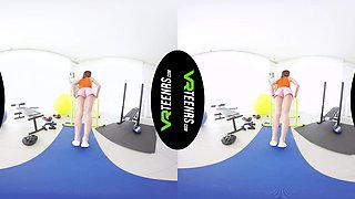 Vr Teen Masturbating In Gym Room - Solo - Sexlikereal