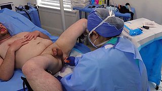 Doctor Performs Enema And Patient Releases In Diaper