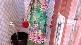 My Sexy Bhabi Shower in Bathroom