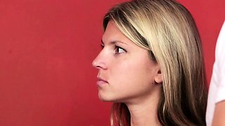 CFNM amateur 21yo learns HJ in 3some
